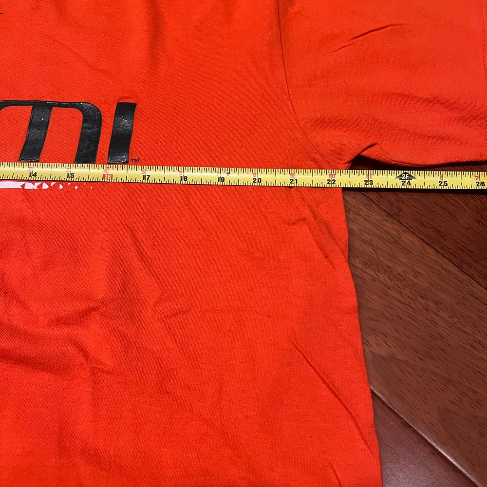 Nike Orange Miami Hurricanes Football Tee - Picture 4 of 7